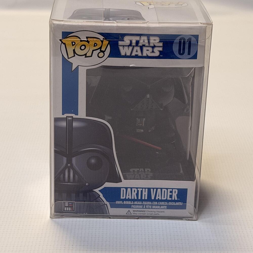 Funko Pop Star Wars Darth Vader 01 Black Standard Vinyl Bobble-Head Protector